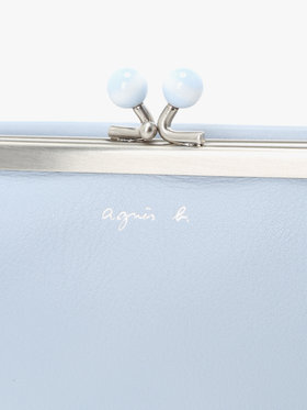 VOYAGE ウィメンズ バッグ＆ウォレット レザー がま口 ウォレット ”Irene” PAW07-03 ブルー