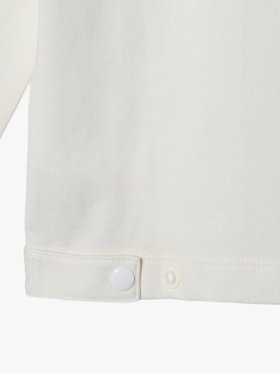 ENFANT ユニセックス キッズ マルチカラー コットン 長袖 カーディガンプレッション ホワイト