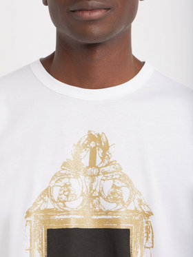 HOMME メンズ SEZ0 TS MARK Tシャツ ホワイト