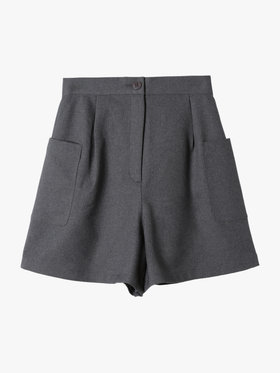 To b. by agnès b. サイドポケット ショートパンツ グレー