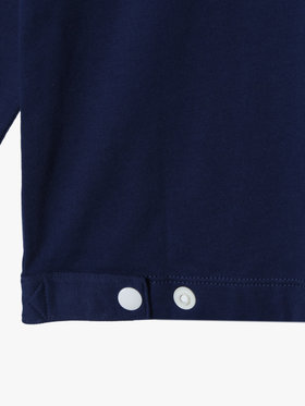 ENFANT ユニセックス キッズ マルチカラー コットン 長袖 カーディガンプレッション ネイビー