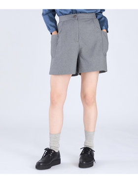 To b. by agnès b. サイドポケット ショートパンツ グレー