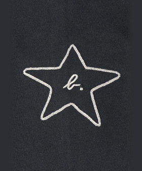 ENFANT ベビー ベビー "b." ロゴ スター コットン ノースリーブ サロペット "Missia" グレー