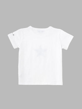 ENFANT ユニセックス キッズ コットン アイコニック 半袖 Tシャツ "Etoile" ホワイト