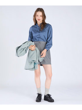 To b. by agnès b. サイドポケット ショートパンツ グレー