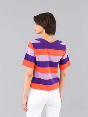 FEMME ウィメンズ JIC8 TS ERNEST MCD Tシャツ パープル×オレンジ