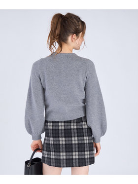 To b. by agnès b. ラブリーカーディガン グレー