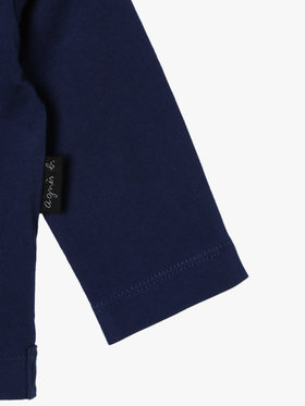 ENFANT ベビー ベビー マルチカラー コットン 長袖 カーディガンプレッション ネイビー