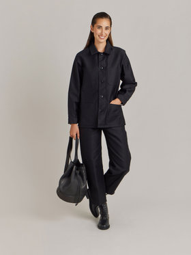 FEMME ウィメンズ 【Outlet】AN53 VESTE agnes b.×Dolmen ジャケット ブラック