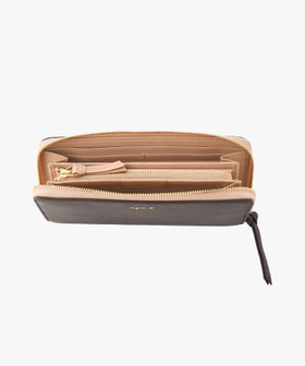 VOYAGE ウィメンズ バッグ＆ウォレット レザー ラウンドジップ ウォレット "Angele" BBW03-02 ブラウン系その他