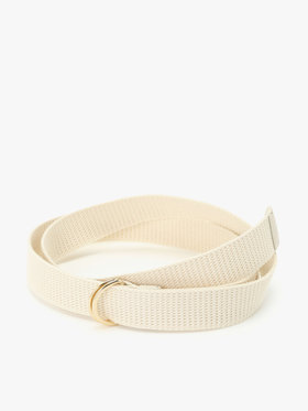 To b. by agnès b. カラー ベルト ホワイト