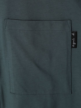 HOMME メンズ メンズ コットン 長袖 ジップシャツ ”Metro” グリーン