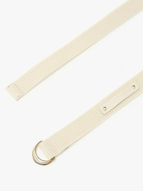 To b. by agnès b. カラー ベルト ホワイト