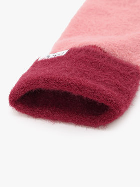 To b. by agnès b. 【Outlet】バイカラー ニット グローブ ピンク