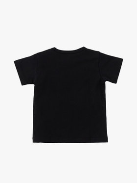 ENFANT ベビー ベビー ロゴ コットン 半袖 Tシャツ ブラック
