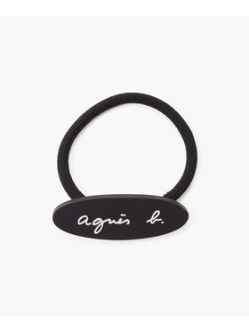 ENFANT ガールズ キッズ ロゴ ヘアゴム ホワイト