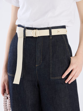 To b. by agnès b. カラー ベルト ホワイト