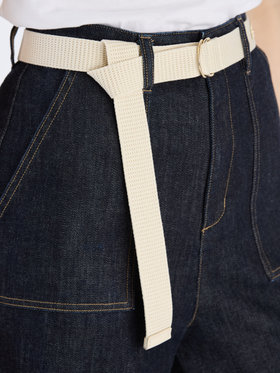 To b. by agnès b. カラー ベルト ホワイト