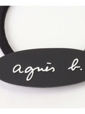 ENFANT ガールズ キッズ ロゴ ヘアゴム ホワイト