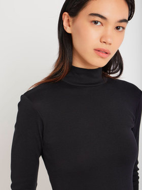 FEMME ウィメンズ コットン 長袖 ロング ワンピース ”Vian” ブラック
