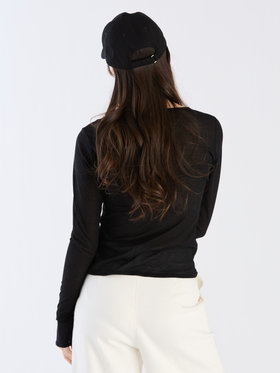 To b. by agnès b. 【Outlet】シアーロングTシャツ ブラック