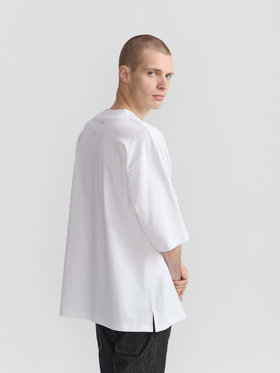 HOMME メンズ メンズ コットン 半袖 Tシャツ "Horace" ホワイト