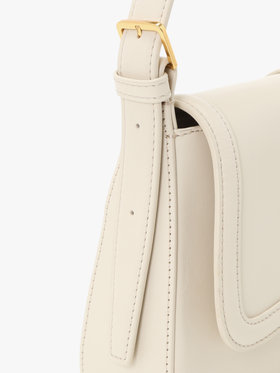 VOYAGE ウィメンズ バッグ＆ウォレット レザー ミディアム ショルダーバッグ”Ingrid” ZAS04-01 オフホワイト