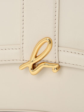 VOYAGE ウィメンズ バッグ＆ウォレット レザー ミディアム ショルダーバッグ”Ingrid” ZAS04-01 オフホワイト