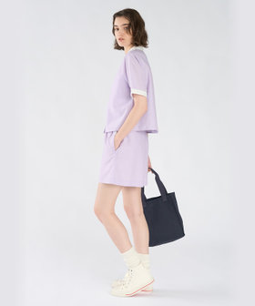 To b. by agnès b. ストライプ ショートパンツ パープル系その他