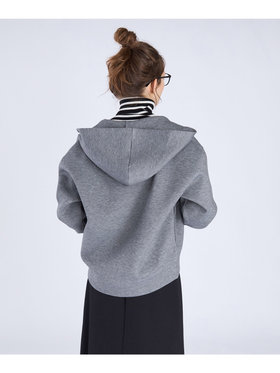 To b. by agnès b. WEB限定 ビッグシルエットフーディー グレー