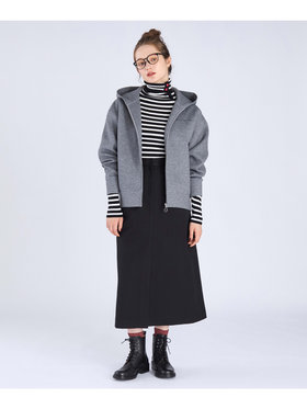 To b. by agnès b. WEB限定 ビッグシルエットフーディー グレー