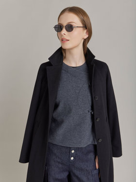 FEMME ウィメンズ 【Outlet】UBJ0 VESTE ジャケット グレー×ブラック