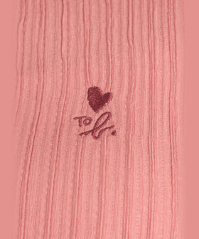 To b. by agnès b. ハート ロゴ コンパクト Tシャツ ピンク