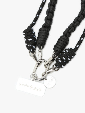 To b. by agnès b. 【Outlet】モバイル ショルダーストラップ＆ハンドルストラップ セット ブラック
