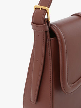 VOYAGE ウィメンズ バッグ＆ウォレット レザー ミディアム ショルダーバッグ”Ingrid” ZAS04-01 ブラウン