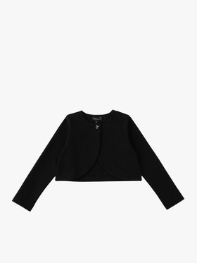 ENFANT ガールズ キッズ 長袖 ボレロ ブラック