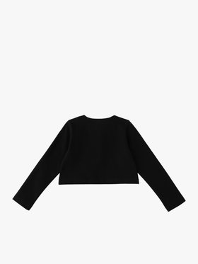 ENFANT ガールズ キッズ 長袖 ボレロ ブラック