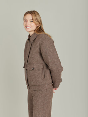 FEMME ウィメンズ 【Outlet】TU59 BLOUSON ブルゾン ブラウン