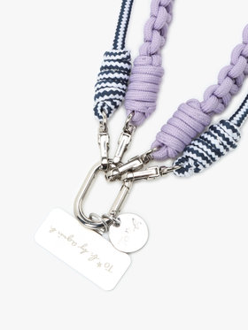 To b. by agnès b. 【Outlet】モバイル ショルダーストラップ＆ハンドルストラップ セット パープル