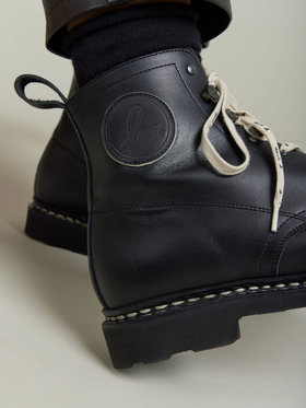 FEMME ウィメンズ CU01 BOTTINES agnes b. x PARABOOT ブーツ ブラック