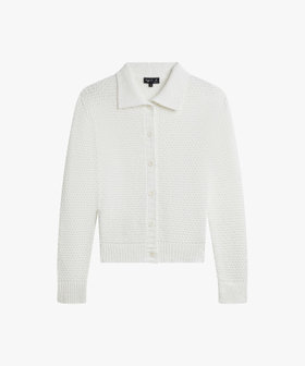 FEMME ウィメンズ ニット カーディガン "Lulu" ホワイト