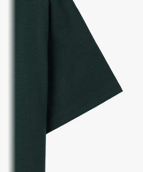 HOMME メンズ メンズ アイコニック コットン 半袖 Tシャツ "Lezard" グリーン