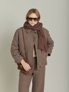 FEMME ウィメンズ 【Outlet】TU59 BLOUSON ブルゾン ブラウン