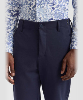 HOMME メンズ メンズ ミラノコットンブレンド トラウザーズ "Motor" ブルー系その他