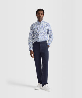 HOMME メンズ メンズ ミラノコットンブレンド トラウザーズ "Motor" ブルー系その他