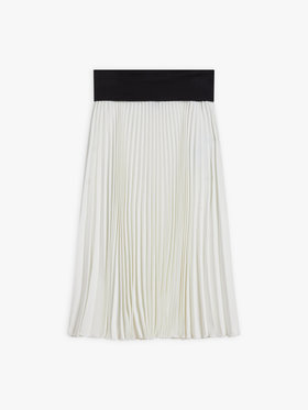 FEMME ウィメンズ 【Outlet】UQ87 JUPE プリーツスカート ホワイト系その他