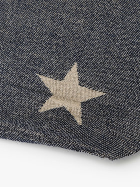 FEMME ウィメンズ 【Outlet】ロゴ プリント コットン リネン トートバッグ ”Elie” (ユニセックス) ネイビー