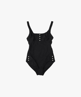 FEMME ウィメンズ プレッション ワンピース 水着 "Celia" ブラック