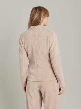 FEMME ウィメンズ 【Outlet】コーデュロイ ジャージー テーラードジャケット "New College" ブラウン系その他