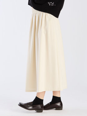 To b. by agnès b. 【Outlet】セミフレアスカート ホワイト
